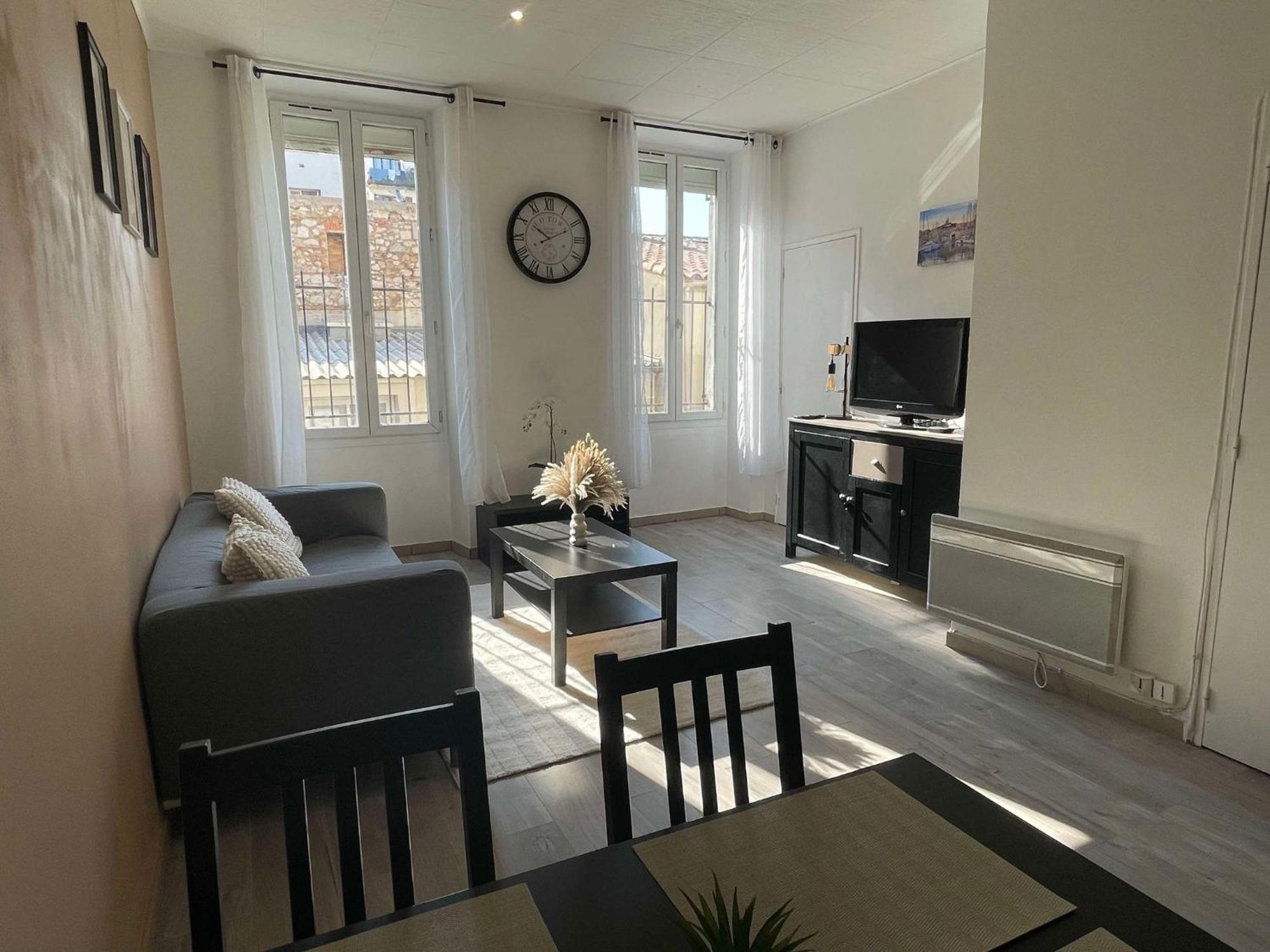 Marseille Centre - Wifi - Lave Et Seche Linge - Calme - Cuisine Apartment Bagian luar foto